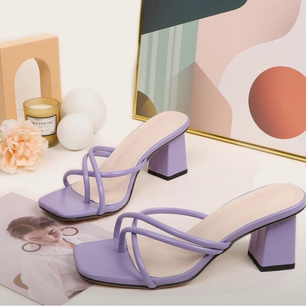 Shein purple mules